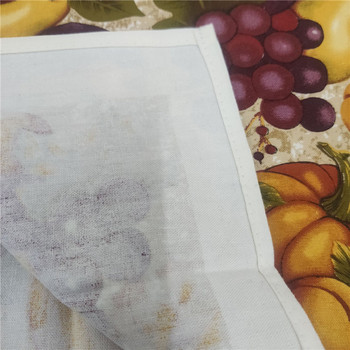 1 τεμ 38 x 60 εκ. Ψημένο κάλυμμα εστιατορίου δυτικού φαγητού Λεπτό βαμβακερό φρούτο λαχανικό λουλούδι τσαγιού πετσέτα καθαρισμού κουζίνας