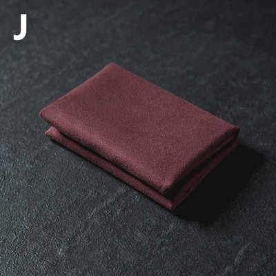 Vintage izšūtas tējas salvetes Audums Zivju plūmju ziedu raksts Bļoda tējkanna tīrīšanas dvielis Galda tējas ceremonijas aksesuārs