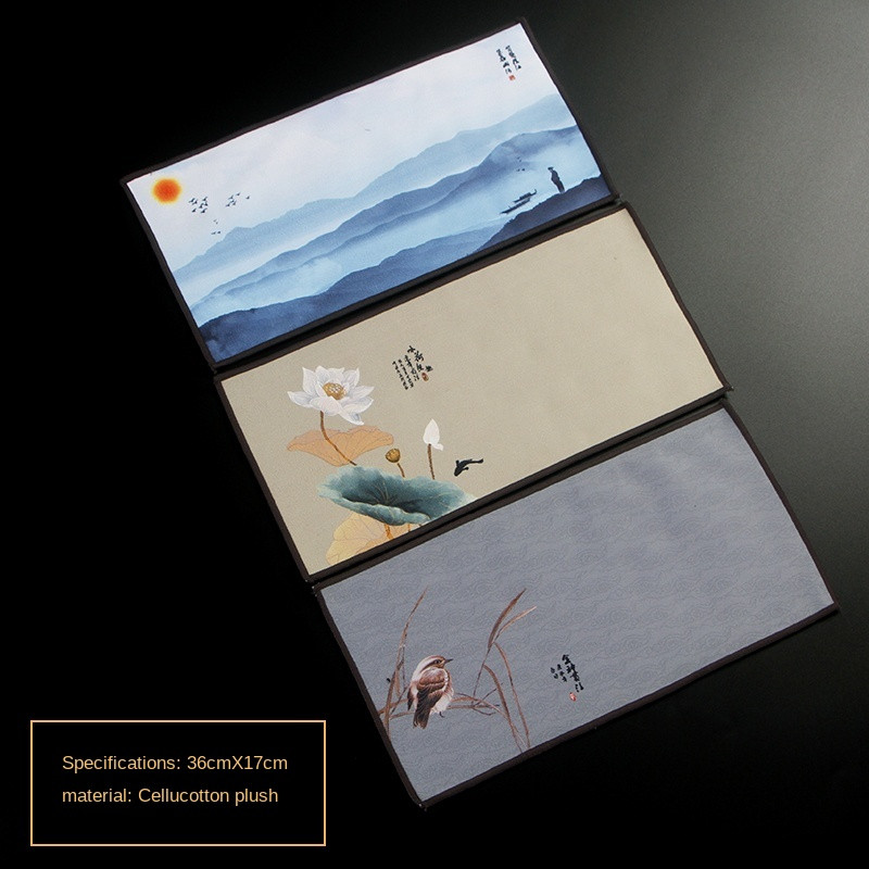 Kínai stílusú teaszalvéták Nedvszívó háztartási kung fu agyag teakendő tea kiegészítők