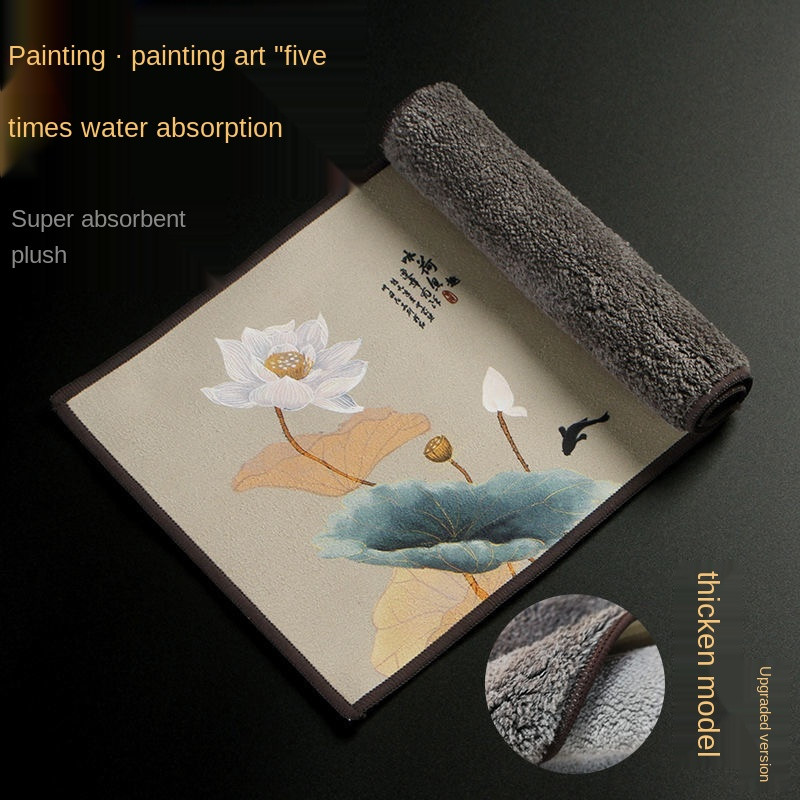 Kínai stílusú teaszalvéták Nedvszívó háztartási kung fu agyag teakendő tea kiegészítők