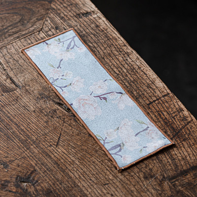 Ķīniešu krāsots biezs tējas dvielis, īpaši absorbējošs augstas klases tējas komplekta piederums galda paklājiņi Profesionāls lupatu tējas salvešu tīrīšanas rīks