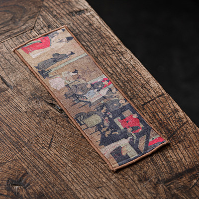 Ķīniešu krāsots biezs tējas dvielis, īpaši absorbējošs augstas klases tējas komplekta piederums galda paklājiņi Profesionāls lupatu tējas salvešu tīrīšanas rīks