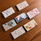 Lapas tējas dvielis Zamšādas galda paklājiņš Trauku lupata Ķīniešu galda salvetes Sarkanās tējas ceremonija Pasniegšanas salvetes Lotosa piederumi