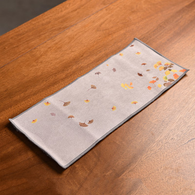 Lapas tējas dvielis Zamšādas galda paklājiņš Trauku lupata Ķīniešu galda salvetes Sarkanās tējas ceremonija Pasniegšanas salvetes Lotosa piederumi