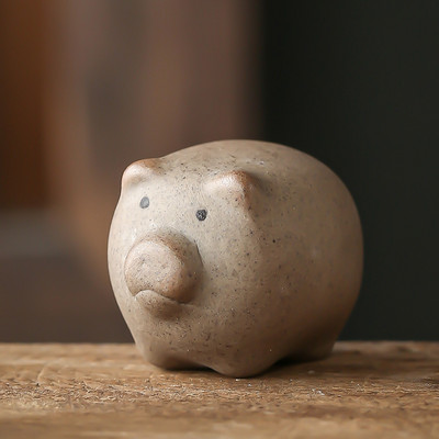 12 Dekoráció Kínai kisállat Kis agyag Kiegészítők Tea Boutique Tea Lila Ujjbegy Kézműves Otthon Figura Tea Zodiákus Dísz Kisállat