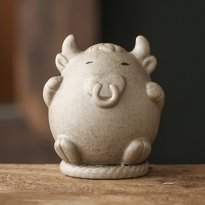 12 Dekoráció Kínai kisállat Kis agyag Kiegészítők Tea Boutique Tea Lila Ujjbegy Kézműves Otthon Figura Tea Zodiákus Dísz Kisállat