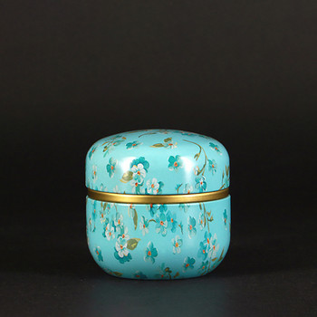 Универсална запечатана малка метална чаша за чай Caddy Мини преносими кръгли кутии за пътуване Опаковъчна кутия Желязен буркан за съхранение