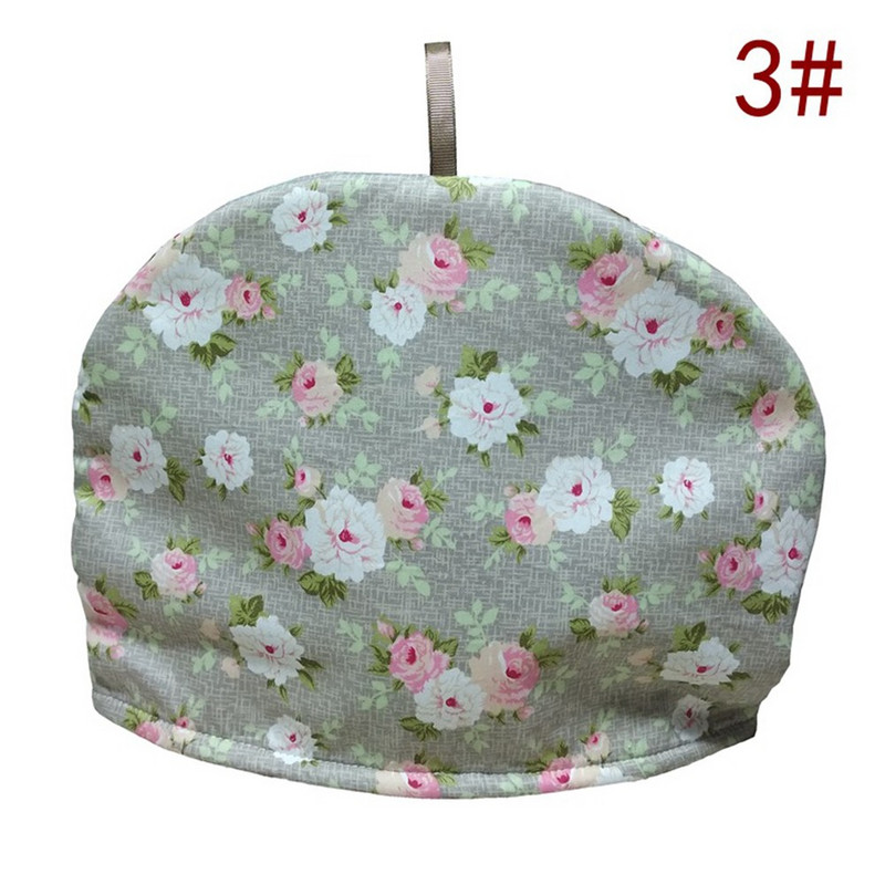 1Gb tējkannas izolācijas vāks ar putekļiem dekorēts mājsaimniecības ārējā kokvilnas apdrukāta tēja Mājas viesnīcu āra aizsardzības instrumenti Daļas 2023