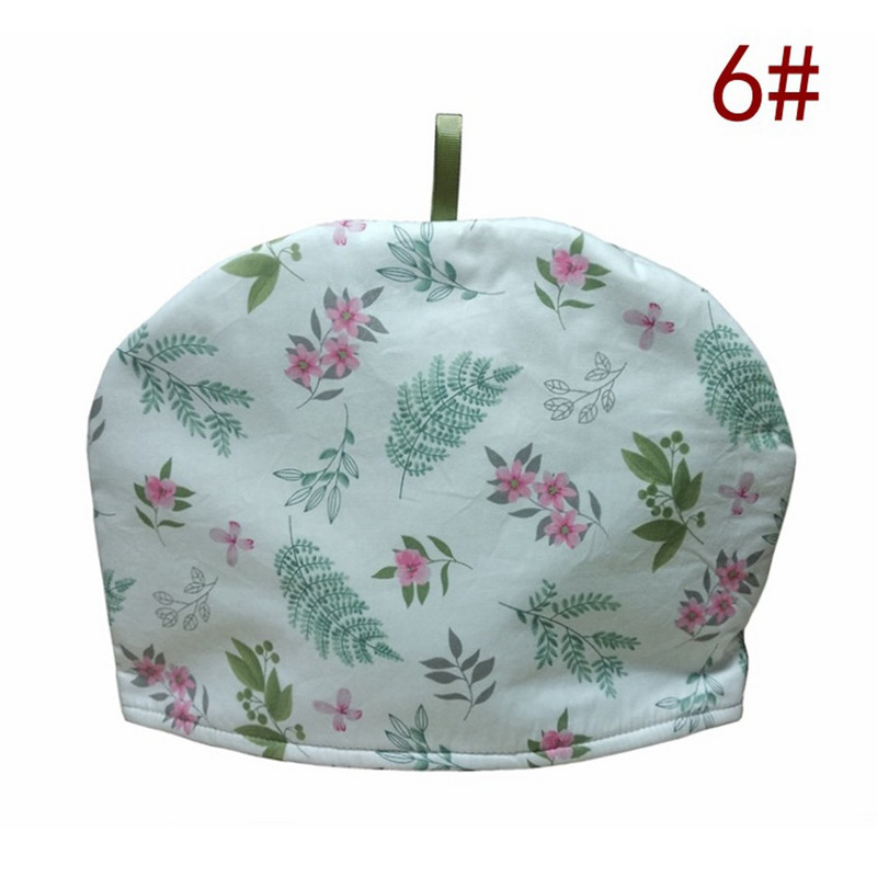 1Gb tējkannas izolācijas vāks ar putekļiem dekorēts mājsaimniecības ārējā kokvilnas apdrukāta tēja Mājas viesnīcu āra aizsardzības instrumenti Daļas 2023