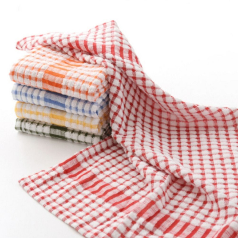 1 vnt. Džiovinimo pledas, pūkuotas kilpinis virtuvės valymas indų šluostės indų rankšluosčiai medvilniniai arbatos rankšluosčiai