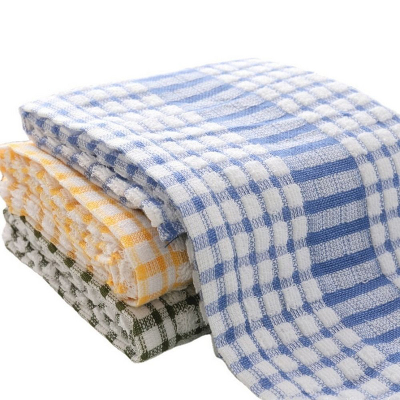 1 vnt. Džiovinimo pledas, pūkuotas kilpinis virtuvės valymas indų šluostės indų rankšluosčiai medvilniniai arbatos rankšluosčiai