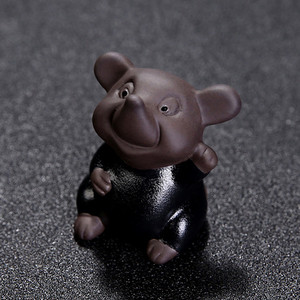 Ķīniešu stila roku darbs Mazais mūks Tēja Mājdzīvnieks purpura smilšu buda Mūks Tējas paplātes dekoru aksesuāri tējas komplekts Dekorācija