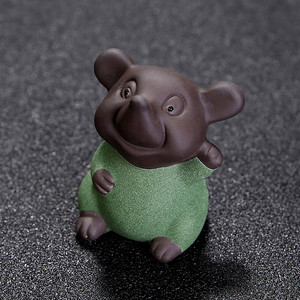 Ķīniešu stila roku darbs Mazais mūks Tēja Mājdzīvnieks purpura smilšu buda Mūks Tējas paplātes dekoru aksesuāri tējas komplekts Dekorācija