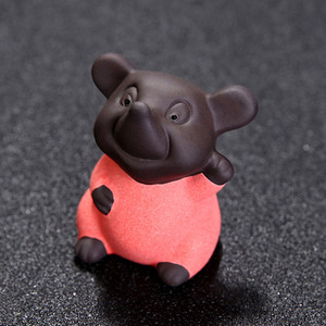 Ķīniešu stila roku darbs Mazais mūks Tēja Mājdzīvnieks purpura smilšu buda Mūks Tējas paplātes dekoru aksesuāri tējas komplekts Dekorācija