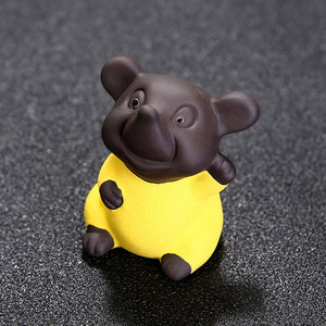 Ķīniešu stila roku darbs Mazais mūks Tēja Mājdzīvnieks purpura smilšu buda Mūks Tējas paplātes dekoru aksesuāri tējas komplekts Dekorācija