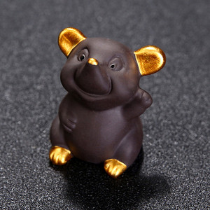 Ķīniešu stila roku darbs Mazais mūks Tēja Mājdzīvnieks purpura smilšu buda Mūks Tējas paplātes dekoru aksesuāri tējas komplekts Dekorācija