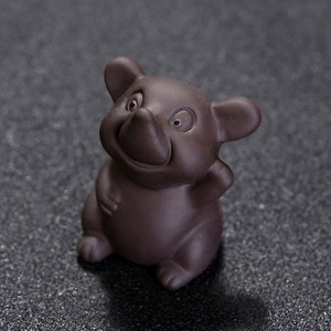 Ķīniešu stila roku darbs Mazais mūks Tēja Mājdzīvnieks purpura smilšu buda Mūks Tējas paplātes dekoru aksesuāri tējas komplekts Dekorācija