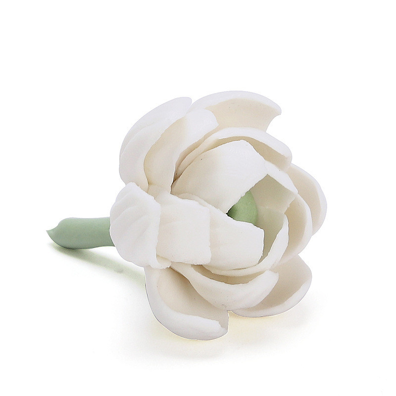 Jasmīna ziedu roku darbs keramikas ziedu figūriņas Boutique Tea Pet Keramikas dekorācijas mājas tējas ceremonijas rotājumiem