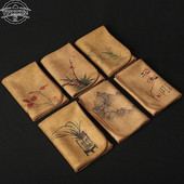 Krāsota tējas dvieļu uzsūcoša lupata, sabiezināta galda tīrīšanas audums, kokvilna, mājsaimniecības virtuves tīrīšanas audums, trauku tīrīšanas dvieļi