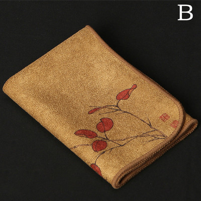 Krāsota tējas dvieļu uzsūcoša lupata, sabiezināta galda tīrīšanas audums, kokvilna, mājsaimniecības virtuves tīrīšanas audums, trauku tīrīšanas dvieļi