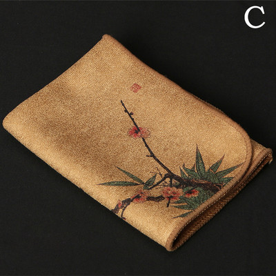 Krāsota tējas dvieļu uzsūcoša lupata, sabiezināta galda tīrīšanas audums, kokvilna, mājsaimniecības virtuves tīrīšanas audums, trauku tīrīšanas dvieļi