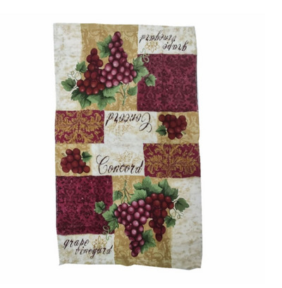 1 db 38x63cm, 6 szín, színes nyomtatott pamut konyhai mosogatórongy konyharuhás parti ajándék