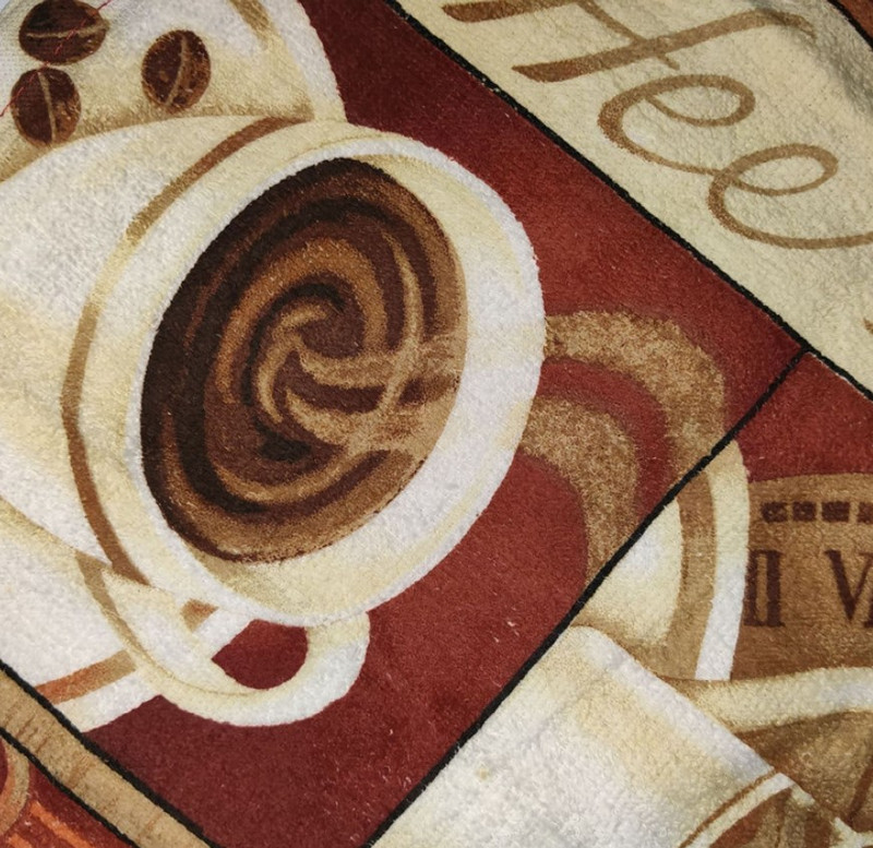 1 db 38x63cm, 6 szín, színes nyomtatott pamut konyhai mosogatórongy konyharuhás parti ajándék