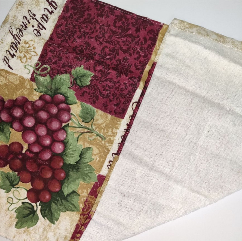 1 db 38x63cm, 6 szín, színes nyomtatott pamut konyhai mosogatórongy konyharuhás parti ajándék