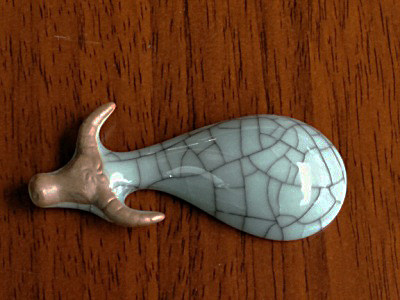 Celadon Mini Tēja Mājdzīvnieku liellopu statujas Rotājumi Govs radošā Māksla un amatniecība Keramika Mēbeles Izstrādājumi Tējas servīzes Dekorācijas