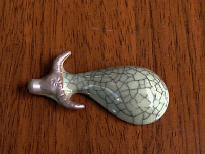 Celadon Mini Tēja Mājdzīvnieku liellopu statujas Rotājumi Govs radošā Māksla un amatniecība Keramika Mēbeles Izstrādājumi Tējas servīzes Dekorācijas