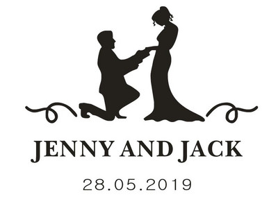 Jauns Monogrammas virtuves dvielis Personalizēts Logo Salvetes Kāzu ballīšu dekorācijas Saimnieces Dāvanas Trauku dvielis