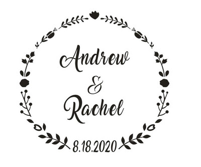 Jauns Monogrammas virtuves dvielis Personalizēts Logo Salvetes Kāzu ballīšu dekorācijas Saimnieces Dāvanas Trauku dvielis