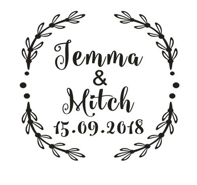 Jauns Monogrammas virtuves dvielis Personalizēts Logo Salvetes Kāzu ballīšu dekorācijas Saimnieces Dāvanas Trauku dvielis