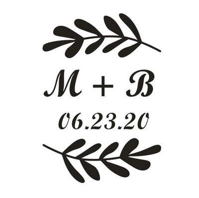 Jauns Monogrammas virtuves dvielis Personalizēts Logo Salvetes Kāzu ballīšu dekorācijas Saimnieces Dāvanas Trauku dvielis