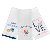 Tējas dvielis Kokvilnas audums uzsūc ūdeni tējas salvete roku dvielis modes Animal Cartoon Biezs un ciets 70*45cm Jauns