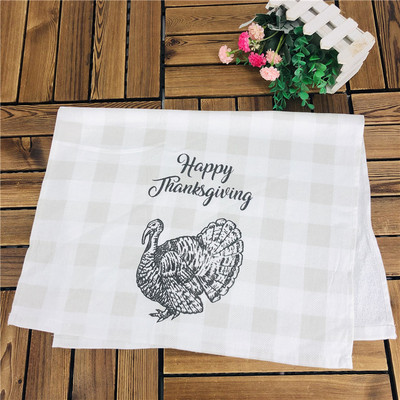 Tējas dvielis Kokvilnas audums uzsūc ūdeni tējas salvete roku dvielis modes Animal Cartoon Biezs un ciets 70*45cm Jauns