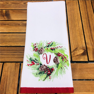 Tējas dvielis Kokvilnas audums uzsūc ūdeni tējas salvete roku dvielis modes Animal Cartoon Biezs un ciets 70*45cm Jauns