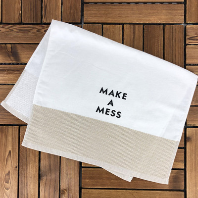 Tējas dvielis Kokvilnas audums uzsūc ūdeni tējas salvete roku dvielis modes Animal Cartoon Biezs un ciets 70*45cm Jauns