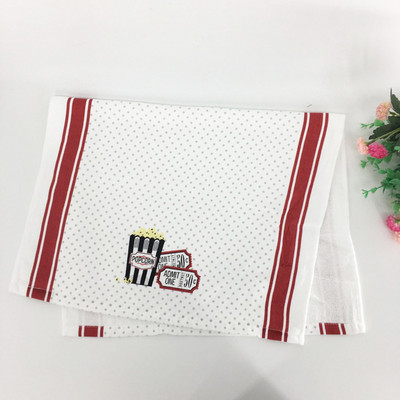 Tējas dvielis Kokvilnas audums uzsūc ūdeni tējas salvete roku dvielis modes Animal Cartoon Biezs un ciets 70*45cm Jauns