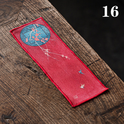 Paklājiņa komplektam Dvieļu galda paklājiņš Tējas uzsūcošs dekors Ķīniešu samta galda piederumi Audums virtuvei krāsota kokvilnas salvete