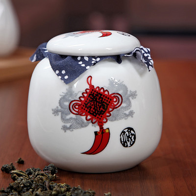 Kreatív kerámia mini teáskanna Kung Fu teáskészlet lezárt tégelyes tároló cukorka száraz teászacskó tárolódoboz asztali dekorációs kiegészítők
