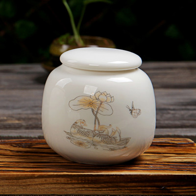 Kreatív kerámia mini teáskanna Kung Fu teáskészlet lezárt tégelyes tároló cukorka száraz teászacskó tárolódoboz asztali dekorációs kiegészítők