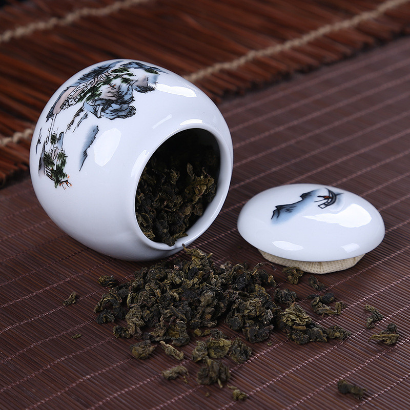 Kreatív kerámia mini teáskanna Kung Fu teáskészlet lezárt tégelyes tároló cukorka száraz teászacskó tárolódoboz asztali dekorációs kiegészítők