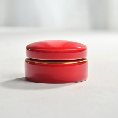 15 ml keramikas smaržu pulveris, medicīnas burka, porcelāns, pārnēsājams ceļojumu mini tējas burciņa, noslēgta kastīte uzglabāšanas trauka noformējums mūsdienīgs