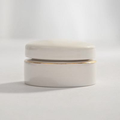 15 ml keramikas smaržu pulveris, medicīnas burka, porcelāns, pārnēsājams ceļojumu mini tējas burciņa, noslēgta kastīte uzglabāšanas trauka noformējums mūsdienīgs