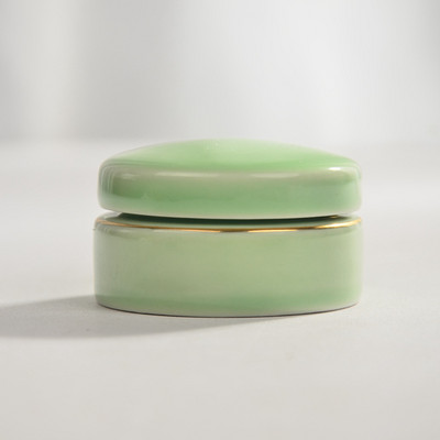 15 ml keramikas smaržu pulveris, medicīnas burka, porcelāns, pārnēsājams ceļojumu mini tējas burciņa, noslēgta kastīte uzglabāšanas trauka noformējums mūsdienīgs