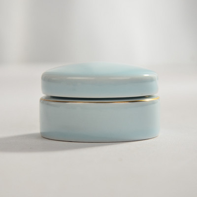 15 ml keramikas smaržu pulveris, medicīnas burka, porcelāns, pārnēsājams ceļojumu mini tējas burciņa, noslēgta kastīte uzglabāšanas trauka noformējums mūsdienīgs