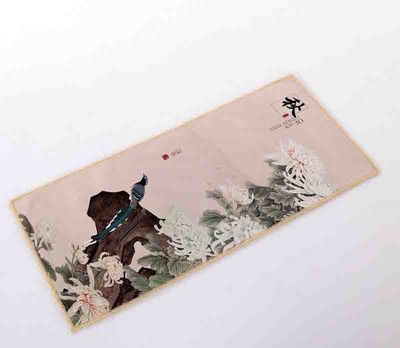 2022. gada jauna zamšādas tējas salvete Antikvariāts, krāsots tējas dvielis, sabiezināts, absorbējošs tējas audums, tējas piederumi, tējas ceremonijas tējas rīki LC624