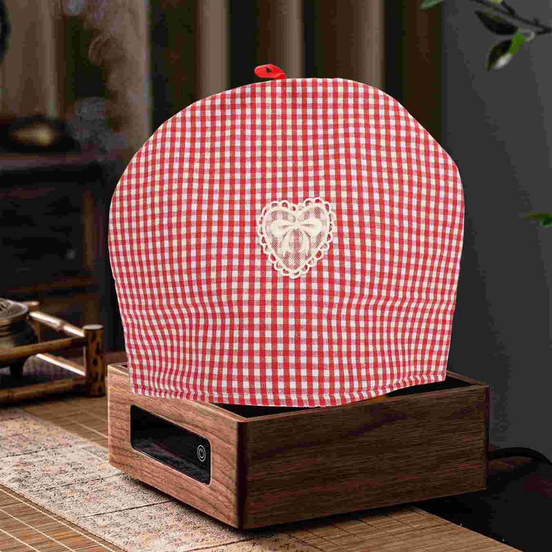 Vintage tējas krūzes tējkannas izolācijas vāks mājīgs, aizsargājošs 34x24x1cm siltinātājs kokvilnas tējkannas putekļu novēršana