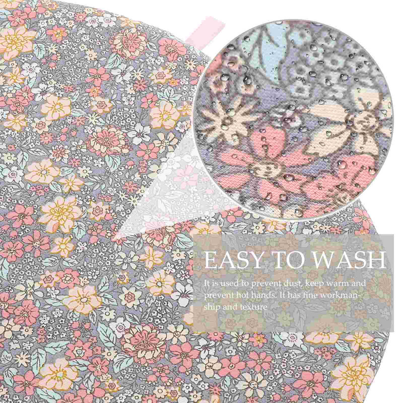 Sildītāja izolēts tējas tējkannas vāks Tējkannas aizsargkrūze Piegāde Kokvilna Pretpiedeguma izolācija Vintage